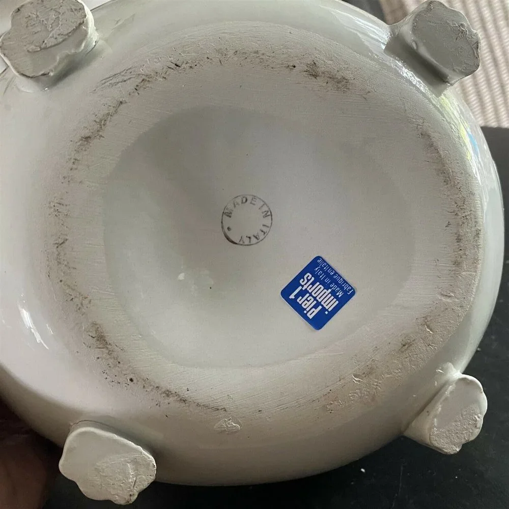 LARGE CERAMIC ITALIAN MADE PIER 1 PIGGY BANK